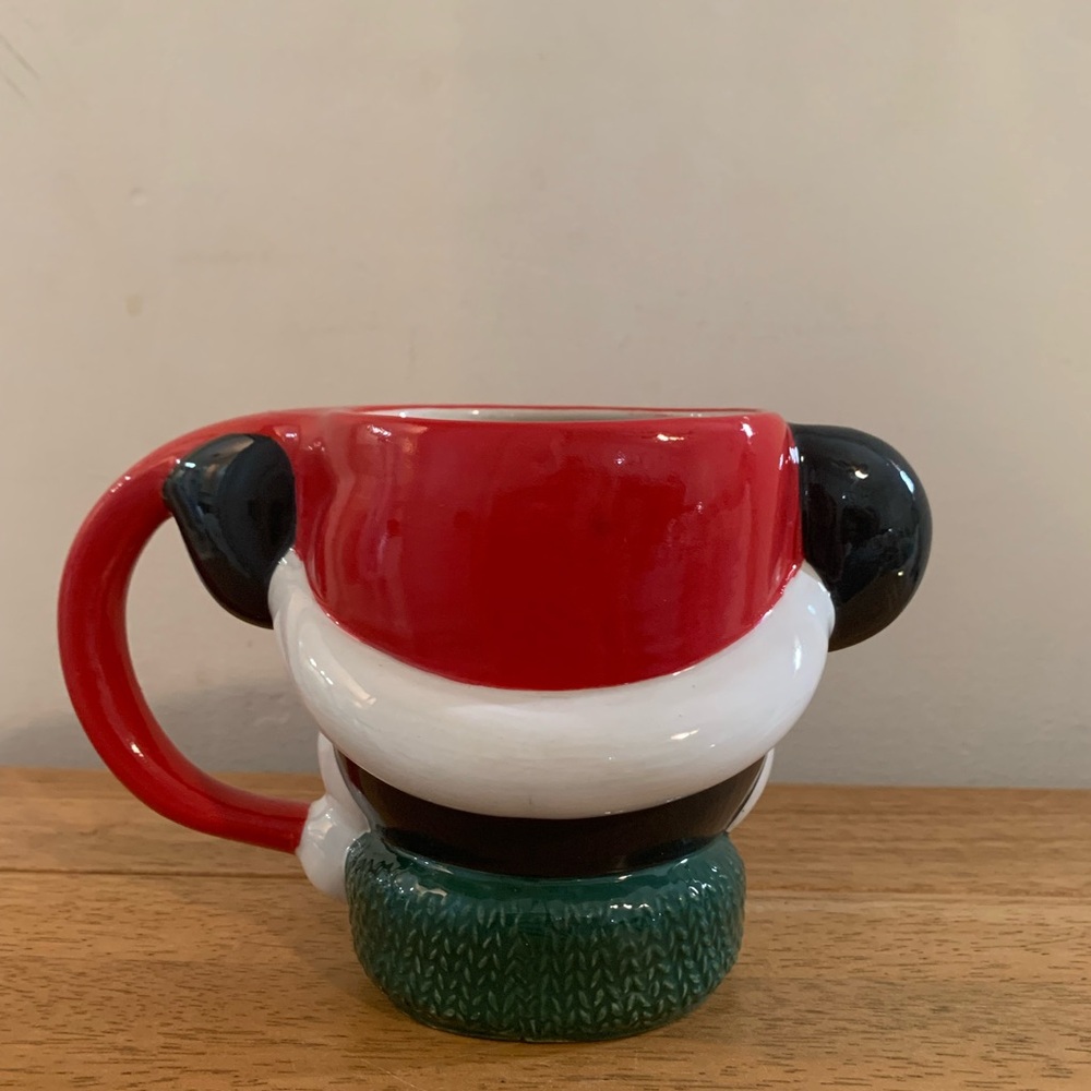 Disney Parks Christmas Mickey Mouse Figural Mug NEW - Picture 4 of 7